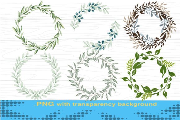 Beautiful Watercolor Floral Wedding Card Decor PNG