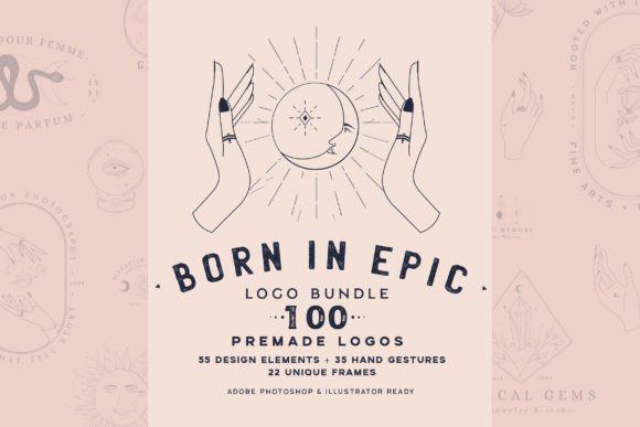 Born in Epic Logo Bundle: A Designer's Toolkit
