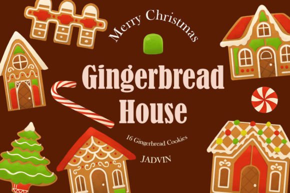 Bringing Holiday Magic to Life with Gingerbread House Clipart Christmas Collections