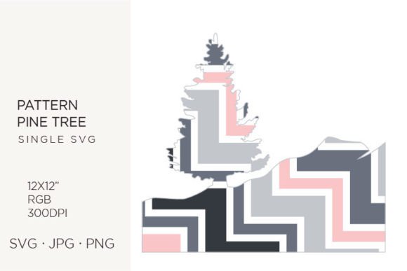 Christmas Pattern Pine Tree SVG: A Versatile Design Asset