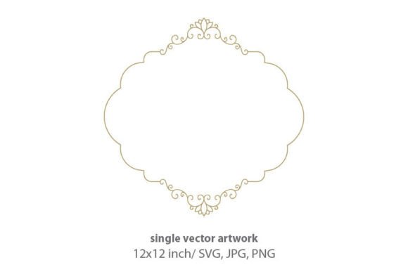 Evaluating the Elegant Luxury Scroll Label Vector Frame for Professional Design