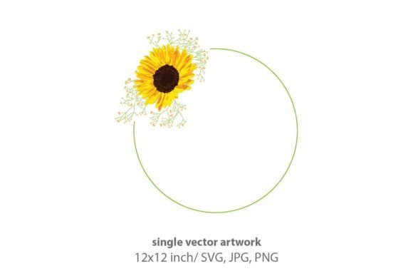 Integrating the Sunflower Wreath and Summer Floral Frame into Your Creative Workflow