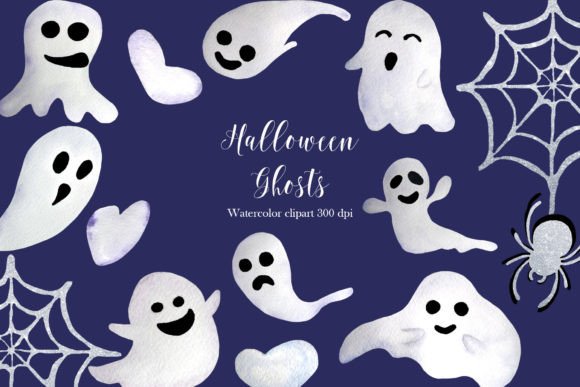 Strategic Design with Ghost Clipart: Elevating Halloween Ghost Aesthetics for Brand and Creativity