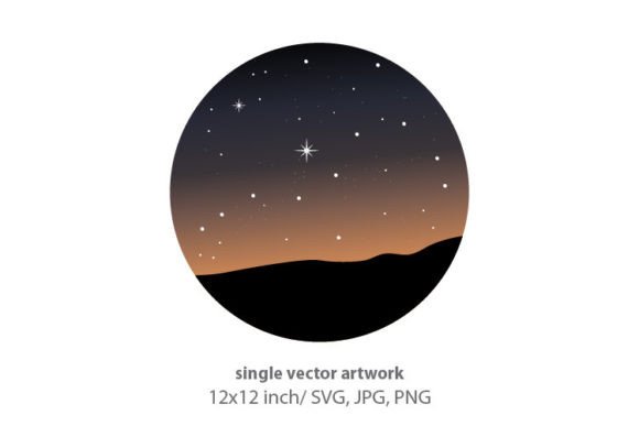 Unlocking Creative Potential with Magical Starry Night Sky Vector Art