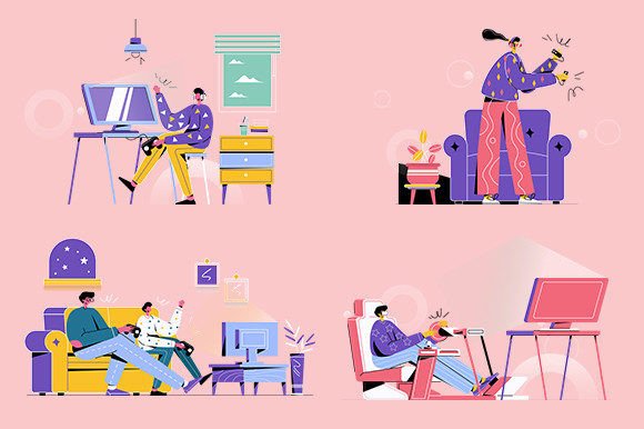 Unlocking Creative Potential with the Game Addict Clipart Set
